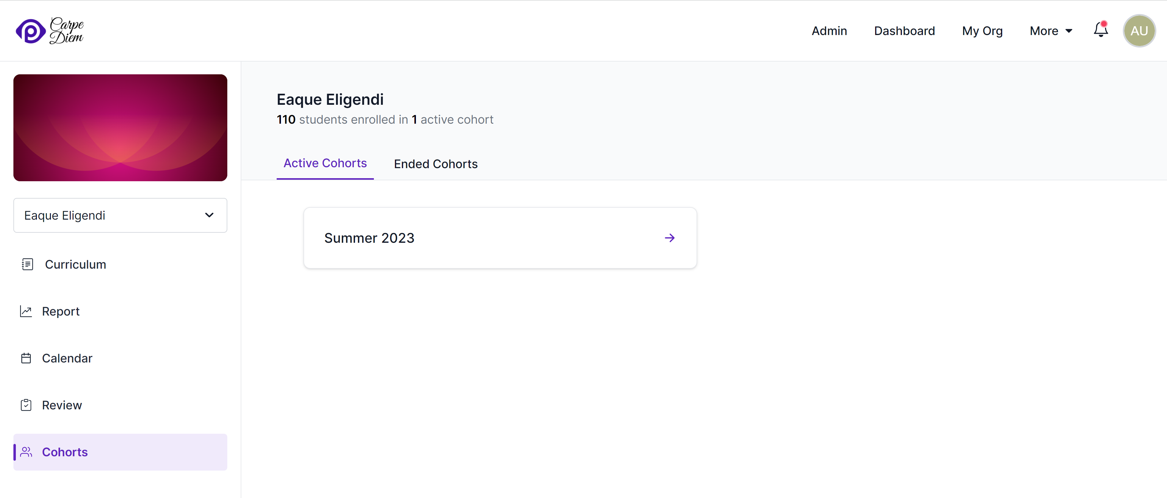 Coach's list of students